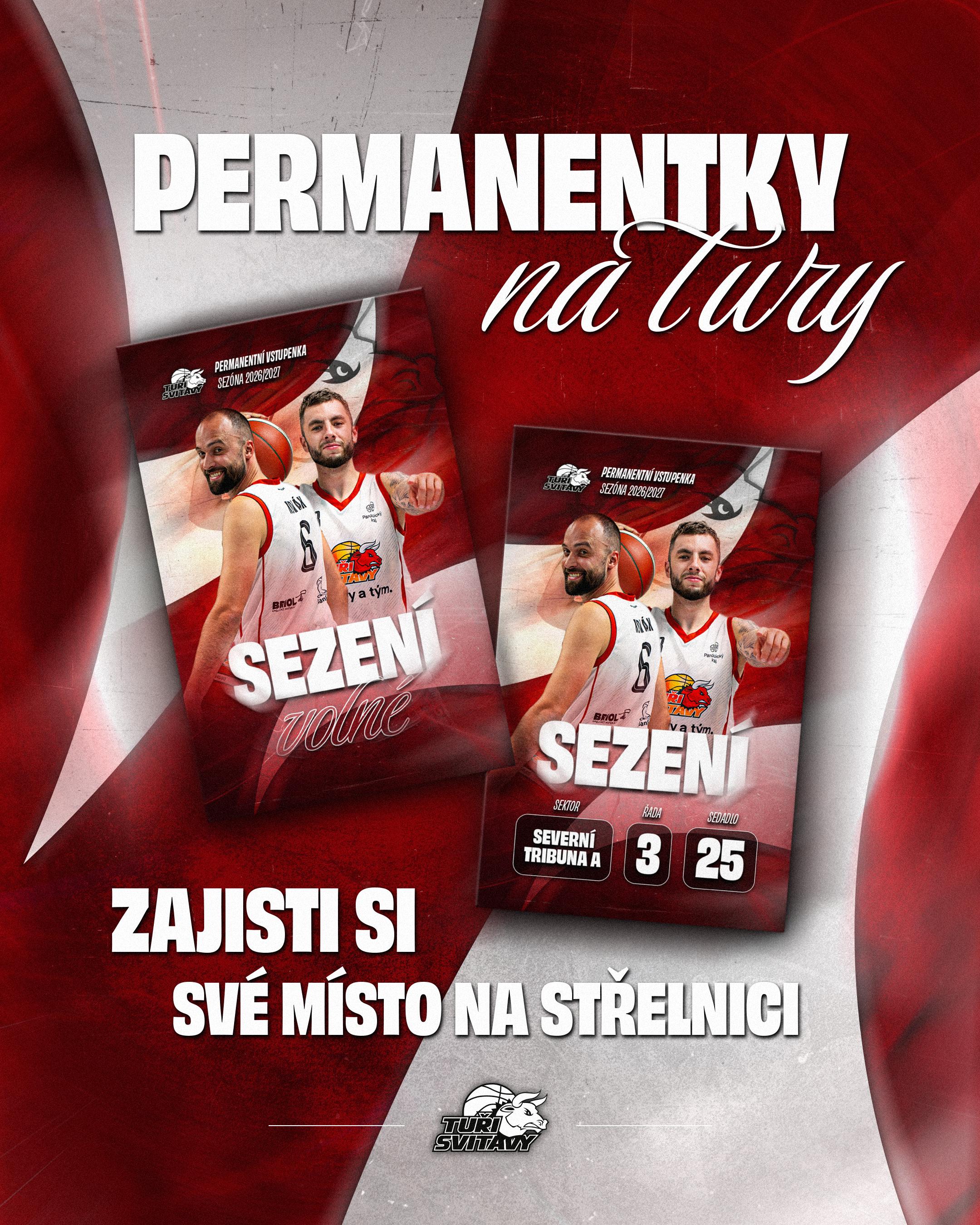 Permanentní vstupenky na sezónu 26/27 již v prodeji!